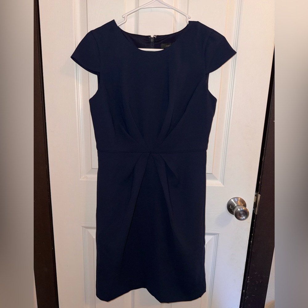 NWT J.Crew Elegant Navy Dress